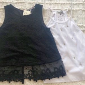 ZARA BLACK & WHITE TOP